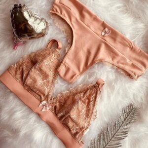 Conjunto Sem Bojo Conforto Ref.0043 - Bege