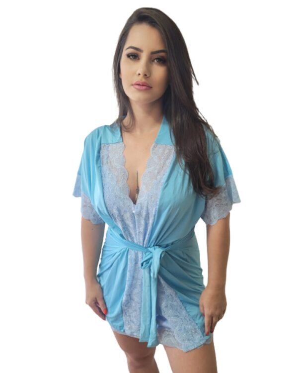Robe Microfibra Manga Curta Ref.3034I - Image 5