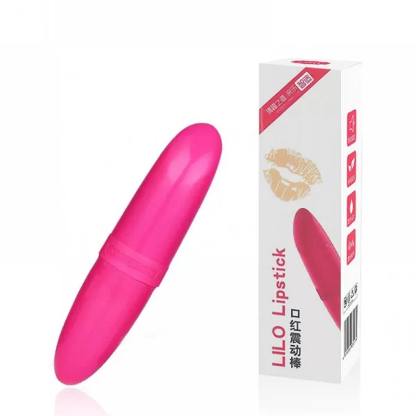 Mini Vibrador em ABS Formato de Batom Miss Collection