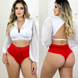 Calcinha Anitta de Pala Alta Rendada REF.5114