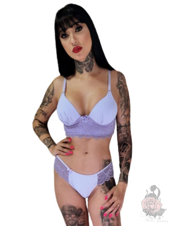 Conjunto Bojo Soft Premium Ref.P0037H - Lavanda - Image 2