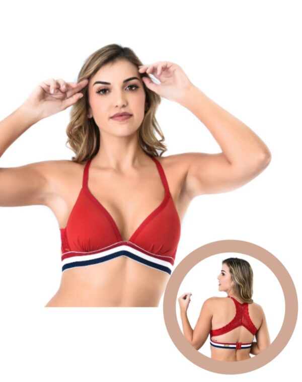 Sutiã modelo Top com Bojo Soft Premium Nadador Ref.1018