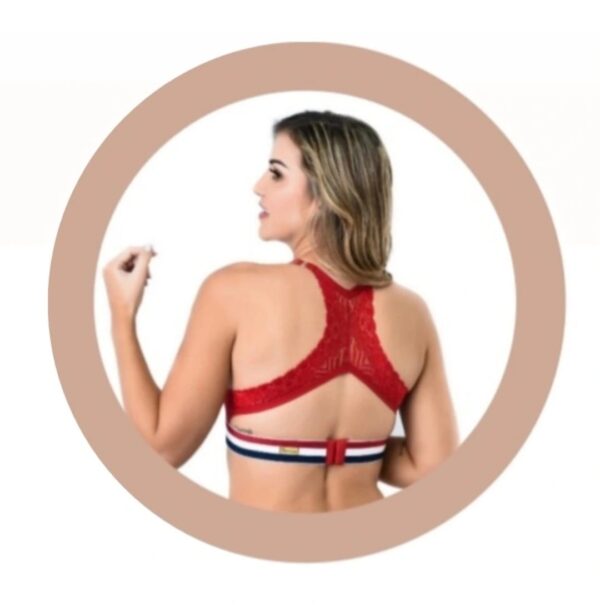 Sutiã modelo Top com Bojo Soft Premium Nadador Ref.1018 - Image 3