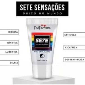 Sete Sensações Gel deslizante 25g Hot Flowers.