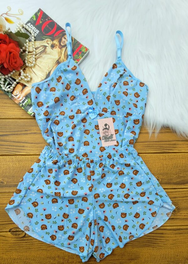 Babydoll Ligante Estampada Ref.3057. - Image 6