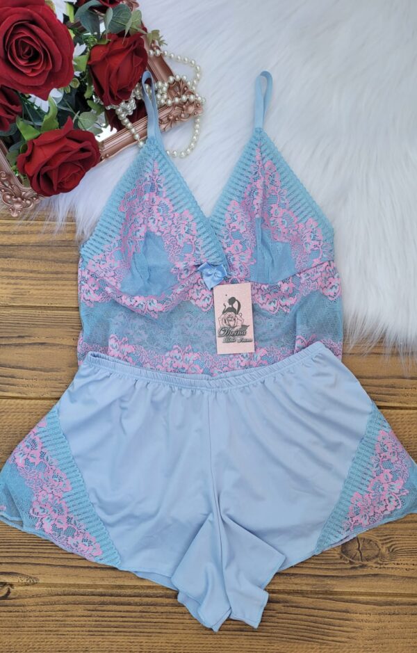 Babydoll Renda Bicolor Ref.3058 - Image 12