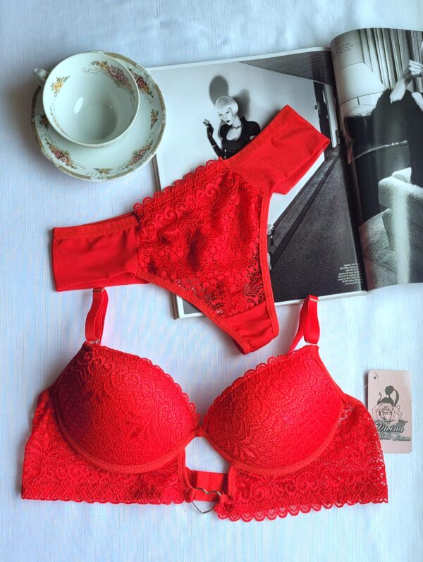 Conjunto de Lingerie Coração Ref.0088 - Image 4