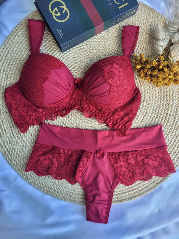 Conjunto Comfy Plus size Vermelho-Ref.0095-Tamanho 48. - Image 2